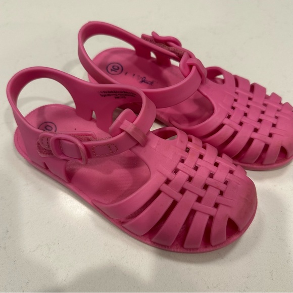 Cat & Jack Pink Sandals Jelly Style - Picture 3 of 7